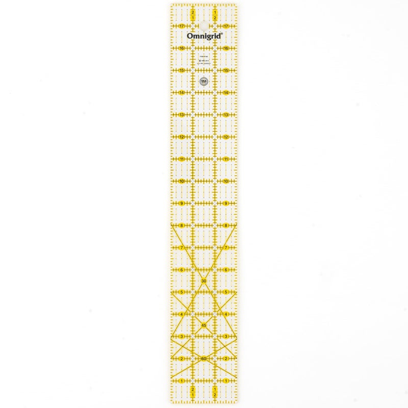 Omnigrid 3 Inch By 18 Inch Angles Ruler - Image 1
